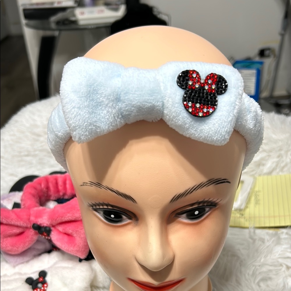 Fashion Jewelry Red and Blue Hair Accessory with Mickey Design